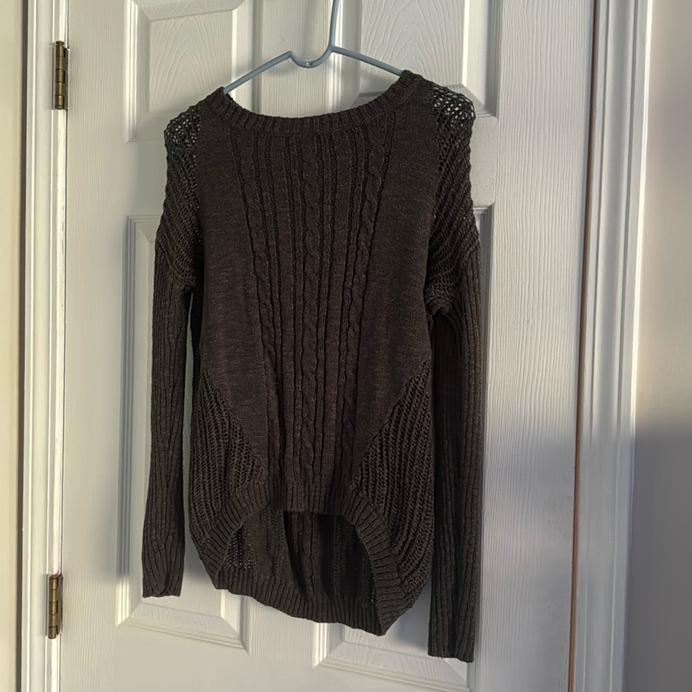 Gray sweater